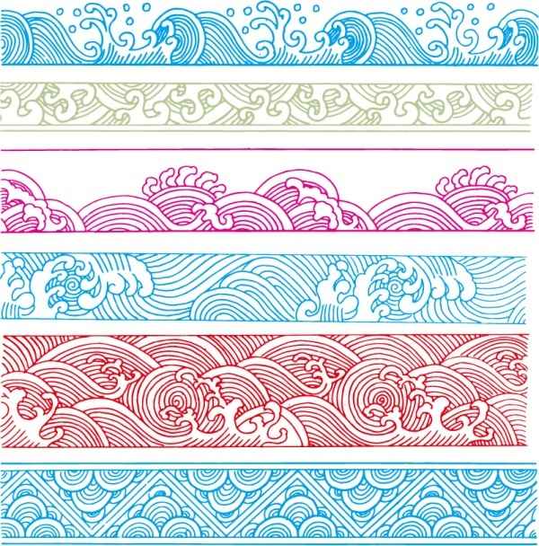 Classical spray pattern vector material