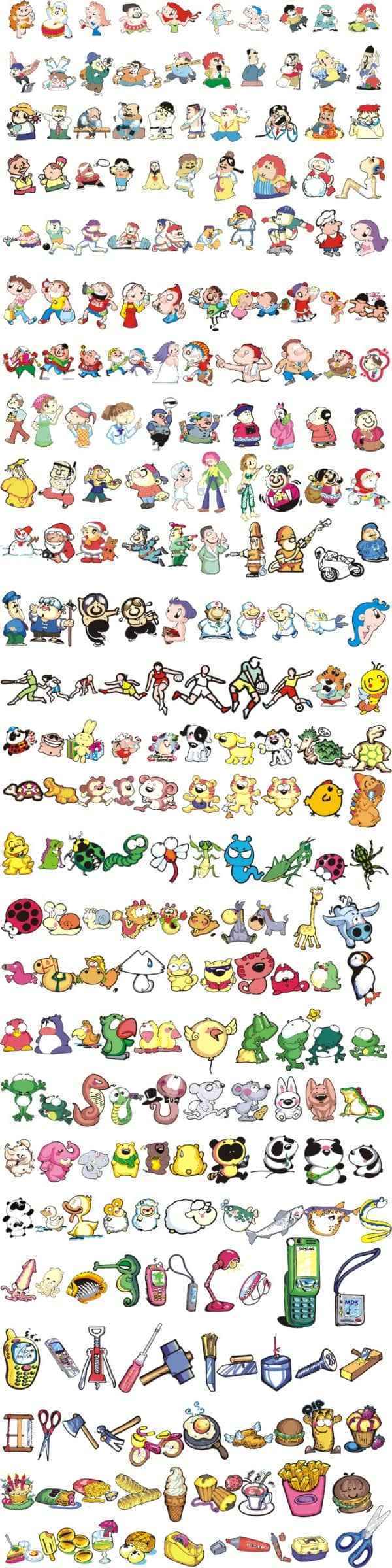 Tokichiro animal figures daily necessities vector