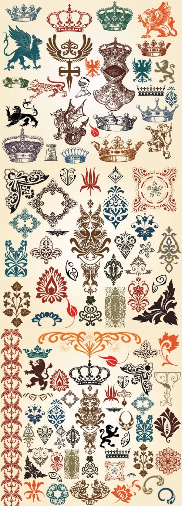 European classic pattern totem
