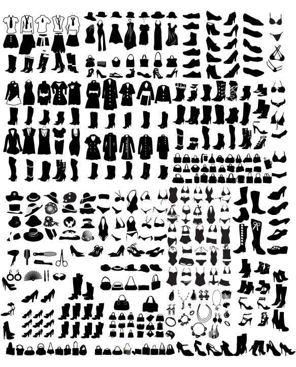 Jewelry and clothing vector prime 01