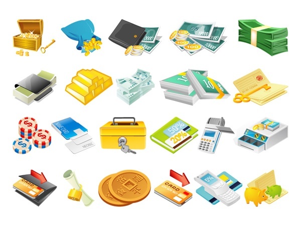 one of a range of financial vector icon