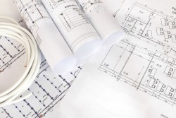 Architectural design drawings picture material