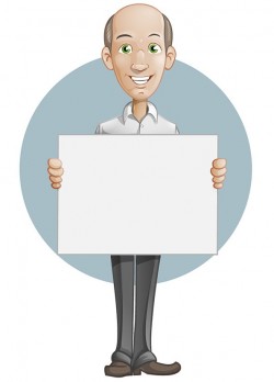 Bald Man Vector Character – Vector Characters