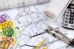 Bill and office supplies picture material