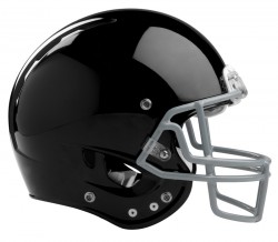 Black Football Helmet Front – Cliparts.co