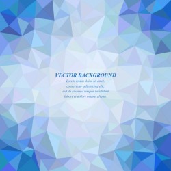 Blue geometric background with polygonal shapes Vector | Free Download
