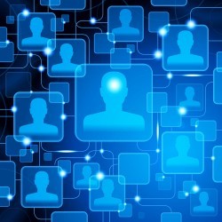 Business people communication vector icons