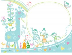 Cartoon background design vector