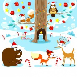 Christmas background design Vector | Free Download