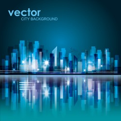 City view vector
