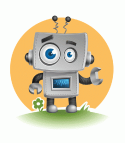 Cute Vector Robot Character – Vector Characters