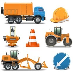 Engineering machinery and equipment vector