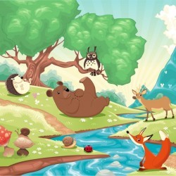 Natural background design Vector | Free Download