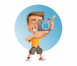 Photographer Vector Character – Vector Characters