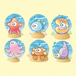 Sea animals collection Vector | Free Download