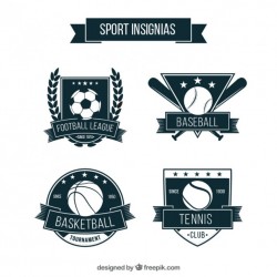 Sport insignas Vector | Premium Download