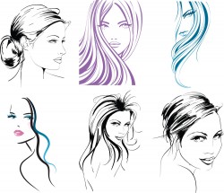 Vector beautiful design lines vector