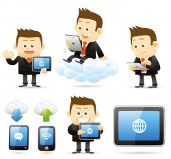 Vector cartoon character design