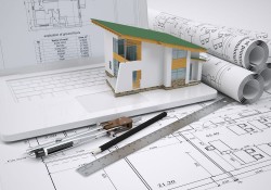 Villa construction engineering drawings and picture material