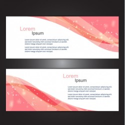 Abstract banners set