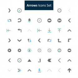 Arrow icon set