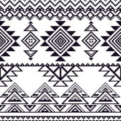 Aztec pattern, without color