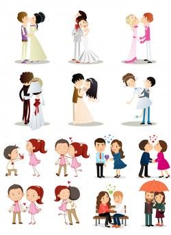 Cartoon fashion men vector