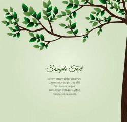 Cartoon green trees background