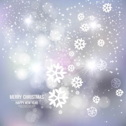 Christmas, blurred white background