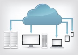 Cloud System icon vector
