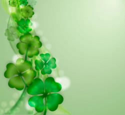 Clover background vector