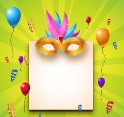 Color mask decoration card