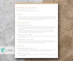 Crafty and Casual – A Smart Resume Template for Free