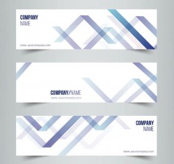 Creative curve banner vector pictures