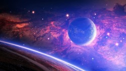 Planet Light Wallpaper