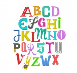 English letters WordArt vector pictures