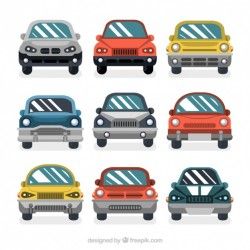 Fantastic collection of frontal cars