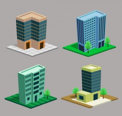 Fashion architectural design vector pictures