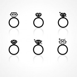 Fashion ring vector pictures