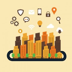 Flattening buildings illustrator