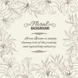 Floral background design