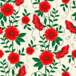 Floral pattern design Vector | Premium Download