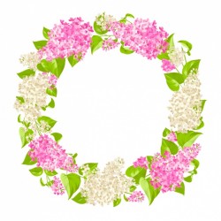Floral wreath design