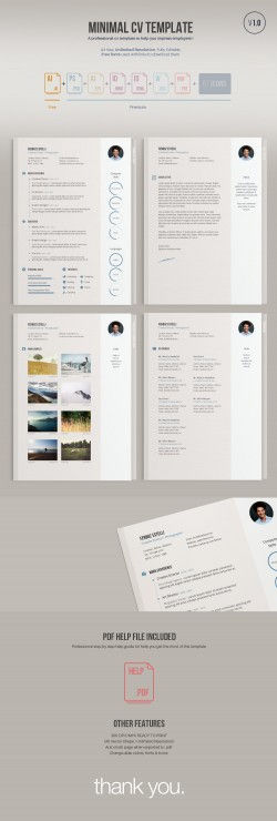 Free Minimal Cv Template – Theme Raid