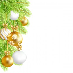 Fresh new year with christmas vector material 05