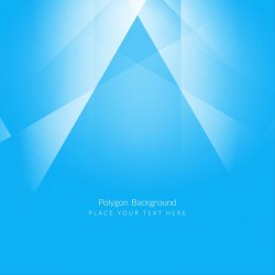 Geometric abstract background with a blue triangle