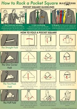 How to fold a pocket square