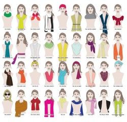 How to wear a scarf