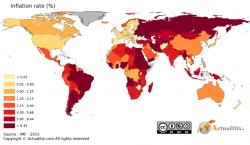 Inflation rate by country – 2016