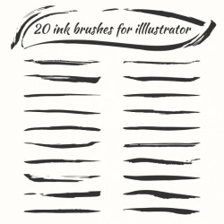 Ink brushes collection
